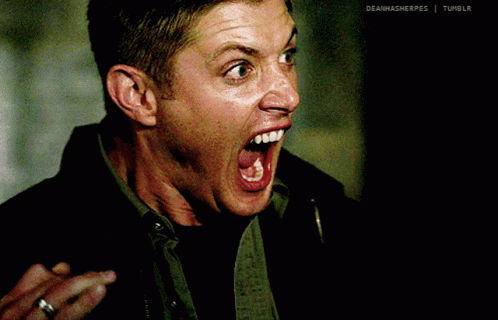 Supernatural Dean Winchester GIF - Supernatural Dean Winchester Scream GIFs