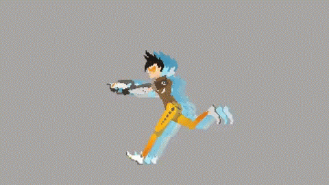 Tracer Overwatch GIF - Tracer Overwatch Running GIFs