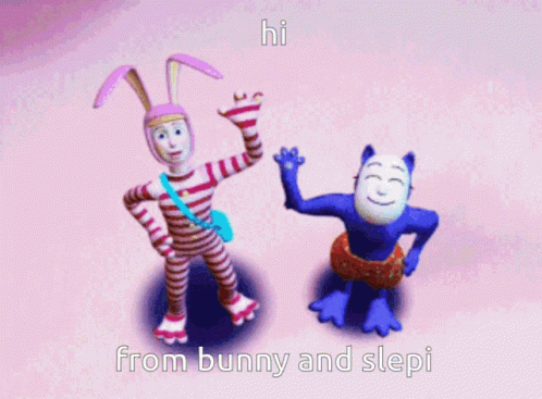 Hi From Bunny And Slepi Bestis GIF - Hi From Bunny And Slepi Bestis Roblox GIFs