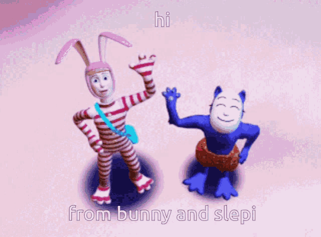 Hi From Bunny And Slepi Bestis GIF
