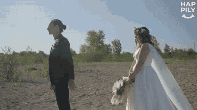Hold Hands Happily GIF - Hold Hands Happily Bride GIFs