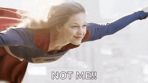Supergirl Flying GIF