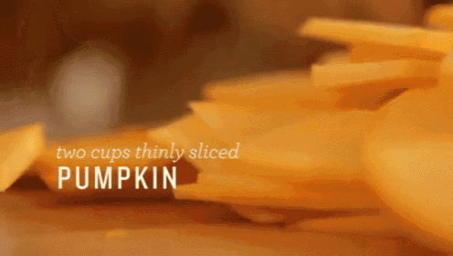 Pumpkin Stir Fry GIF - Slicing Knife Pumpkin GIFs