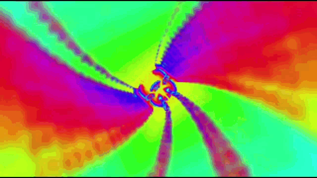 a colorful background with a rainbow of colors and a swirl in the middle