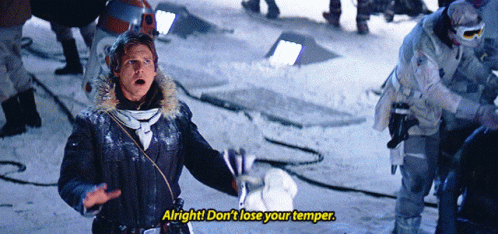 Star Wars Han Solo GIF - Star Wars Han Solo Alright Dont Lose Your Temper GIFs