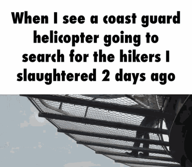 Helicopter Hiker GIF