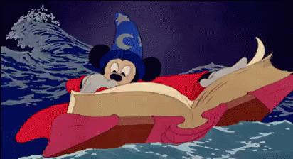 Story Time GIF - Mickey Mouse Story Time Sorcerers Apprentice GIFs