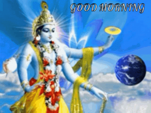 Lord Krishna Good Morning GIF - Lord Krishna Good Morning God GIFs