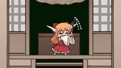 a cartoon drawing of a girl in a red dress holding a flag .