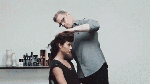 Awesome Hairstyling GIF - Hair Hairstyle Style GIFs