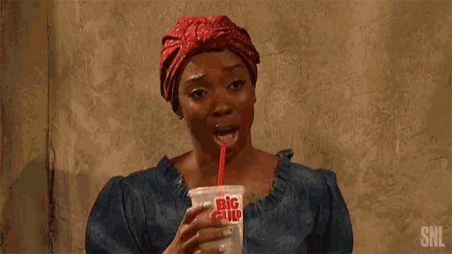 None Of My Business Drinking GIF - None Of My Business Drinking Straw GIFs