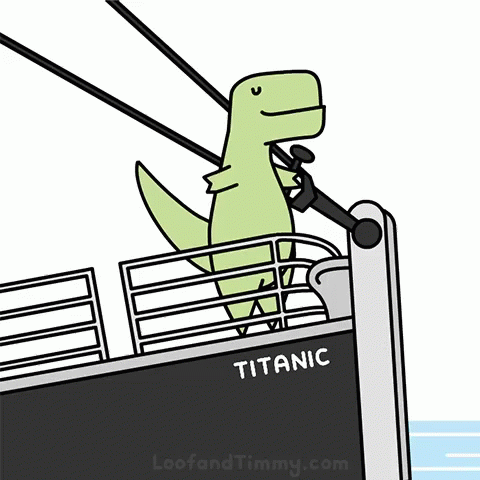 Loof And Timmy Titanic GIF - Loof And Timmy Titanic Cute Trex GIFs