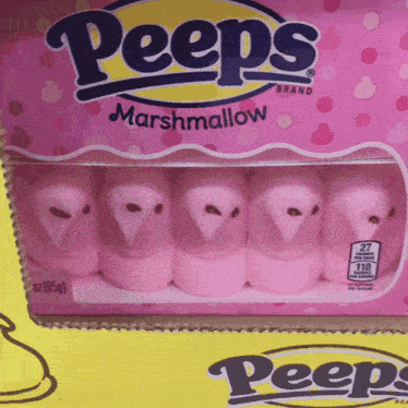 Peeps Marshmallow GIF - Peeps Marshmallow Marshmallows GIFs