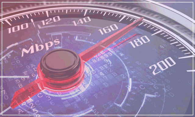 a speedometer with the words " internet rapido " on it