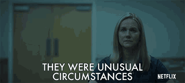 They Were Unusual Circumstances Laura Linney GIF