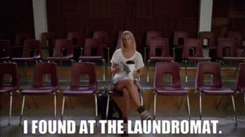 Glee Brittany Pierce GIF - Glee Brittany Pierce I Found At The Laundromat GIFs