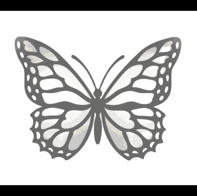 a yellow ribbon with a butterfly on it