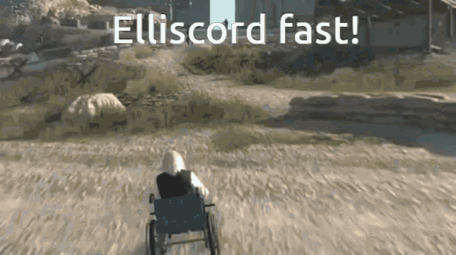 Elliscord Metal Gear GIF - Elliscord Metal Gear Wheelchair GIFs