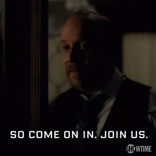 So Come On In Join Us GIF - So Come On In Join Us Chuck Rhoades GIFs