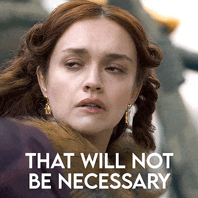a woman in a fur coat with the words that will not be necessary on the bottom