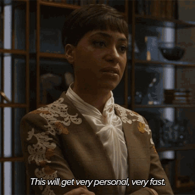 This Will Get Very Personal Very Fast Lucca Quinn GIF - This Will Get Very Personal Very Fast Lucca Quinn The Good Fight GIFs