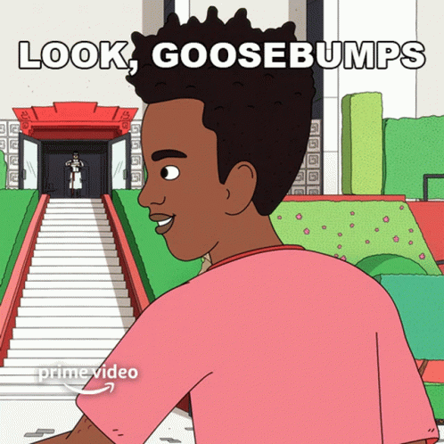 Look Goosebumps Truman GIF - Look Goosebumps Truman Fairfax GIFs