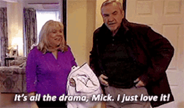 Its All The Drama Mick GIF - Its All The Drama Mick I Just Love It GIFs