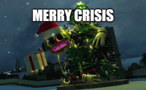 Merry Crisis Merry Christmas GIF - Merry Crisis Merry Christmas Dj Music Man GIFs