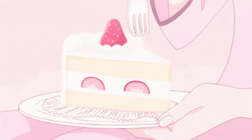 Anime Soft GIF - Anime Soft Eating Cake GIFs