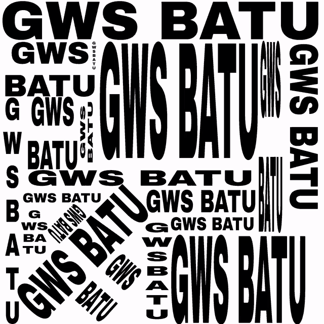 a black and white poster with the word batu on it