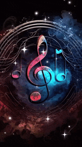 a woman wearing a mask is standing in front of music notes and the word lulu is on the bottom