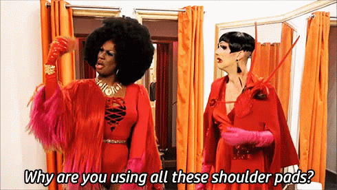 Shoulder Pads GIF - Shoulder Pads Why Outfit GIFs