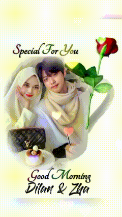 a special for you good morning dilan & zia greeting card