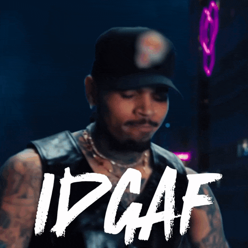 Chris Brown Idgaf GIF