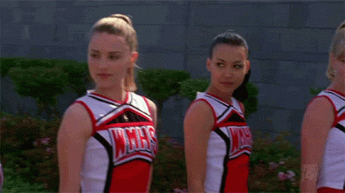 Glee Quinn Fabray GIF - Glee Quinn Fabray Santana Lopez GIFs
