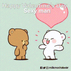 Happy Valentines Day Sexy Man GIF - Happy Valentines Day Sexy Man Milk And Mocha GIFs