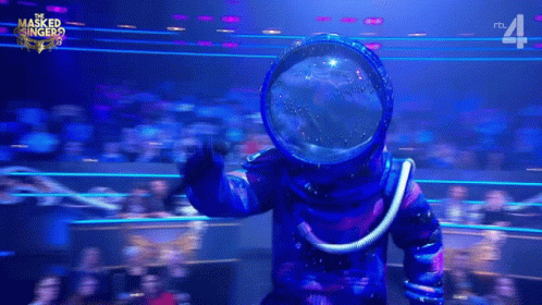 Dancing The Masked Singer GIF - Dancing The Masked Singer Astronaut GIFs