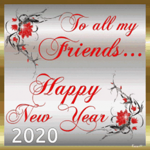 2020 Happy New Year GIF - 2020 Happy New Year Sparkle GIFs