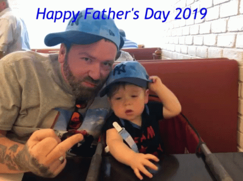 Fathers Day Baby GIF - Fathers Day Baby Middle Finger GIFs