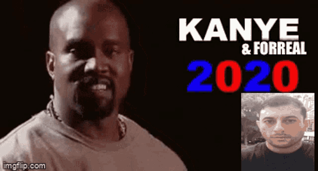 a picture of kanye west and a picture of another man