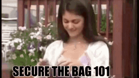 Secure The Bag Goal Digger GIF - Secure The Bag Goal Digger Ethan And Theresa GIFs
