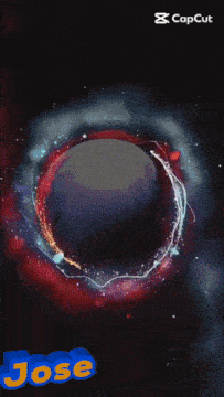 a picture of a black hole with the name jose written below it