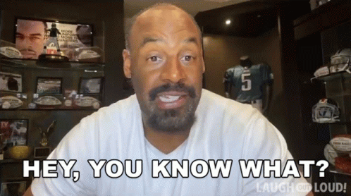 Hey You Know What Donovan Mcnabb GIF - Hey You Know What Donovan Mcnabb Laugh Out Loud GIFs