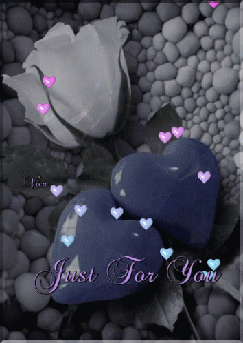 Hearts Just For You GIF - Hearts Just For You Roses GIFs