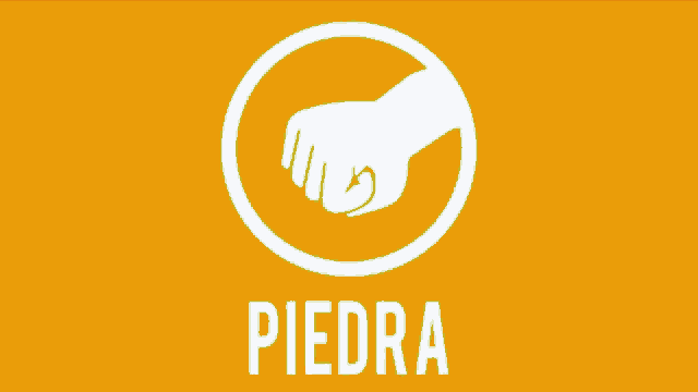 a green and blue sign with a hand in a circle and the word tijera below it
