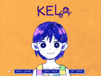 a drawing of a girl with the word kel on the bottom