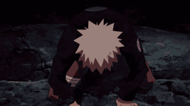 a cartoon character is surrounded by flames and has a flame coming out of his chest