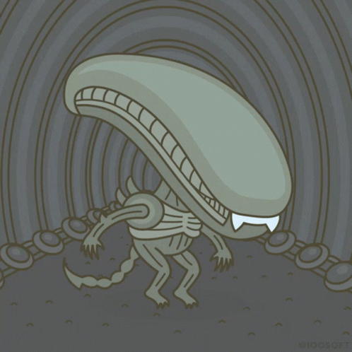 Aliens Cartoon GIF - Aliens Cartoon Xenomorph GIFs