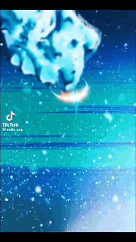 a blue background with a tik tok logo on the bottom right