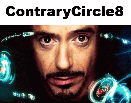 a picture of a man with the words contrarycircle8 on the top